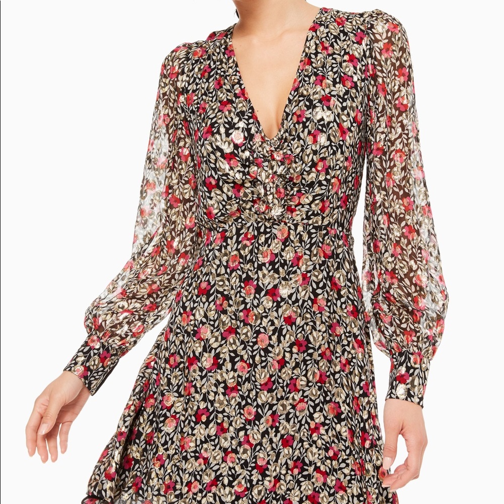 kate spade floral dot dress